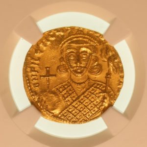 BYZANTINE Phillippicus AD 711-713 Gold Solidus *NGC Graded Mint State*