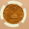 BYZANTINE Phillippicus AD 711-713 Gold Solidus *NGC Graded Mint State* - Image 2