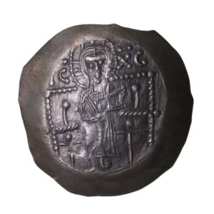 BYZANTINE Theodor I Lascaris AD 1208-1222 Silver Aspron Trachy Nomisma Magnesia