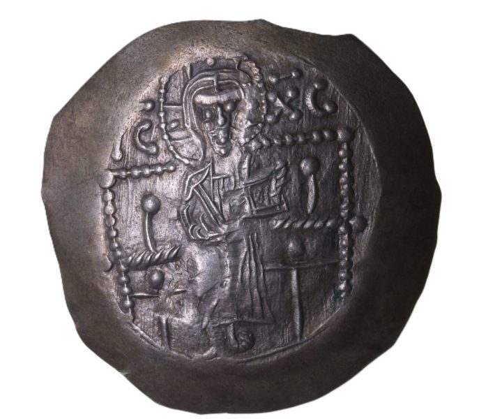 BYZANTINE Theodor I Lascaris AD 1208-1222 Silver Aspron Trachy Nomisma Magnesia