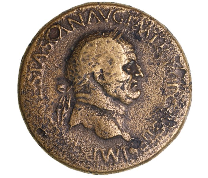 Vespasian AD 69-79 Brass Sestertius Rome