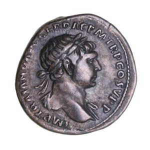 Trajan AD 98-117 Silver Denarius Rome