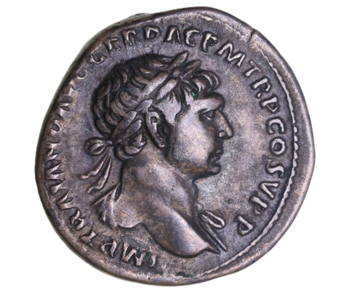 Trajan AD 98-117 Silver Denarius Rome