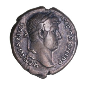 Hadrian AD 117-138 Silver Denarius Rome
