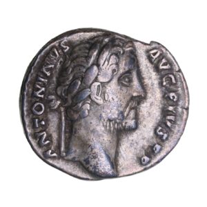 Antoninus Pius AD 138-161 Silver Denarius Rome