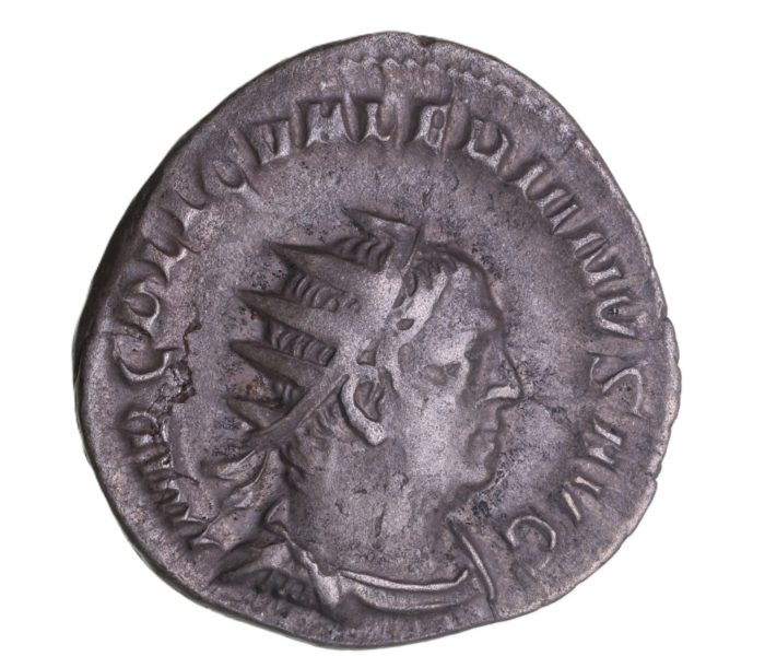 Valerian I AD 253-260 Silver Antoninianus Viminacium