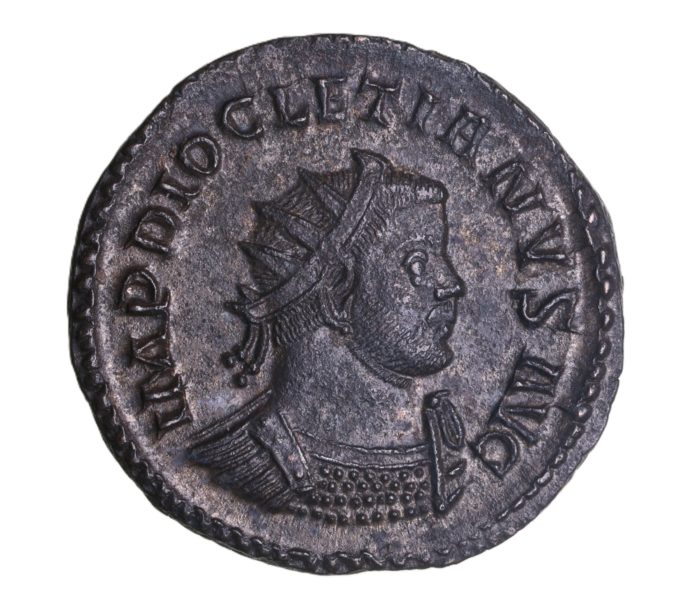 Dioletian AD 284-305 Bronze Antoninianus Lugdunum