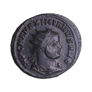 Maximianus AD 286-305 Bronze Antoninianus Cyzicus