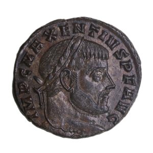 Maxientius AD 307-312 Bronze Follis Aquileia
