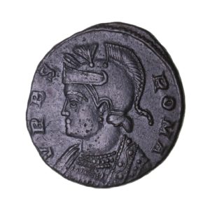 URBS ROMA Constantine I AD 307-337 Bronze Follis Lyon