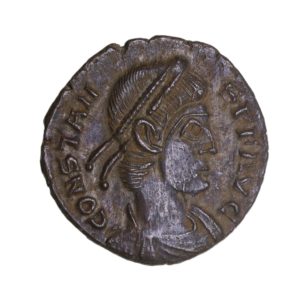Constans AD 337-350 Bronze Half Follis Trier