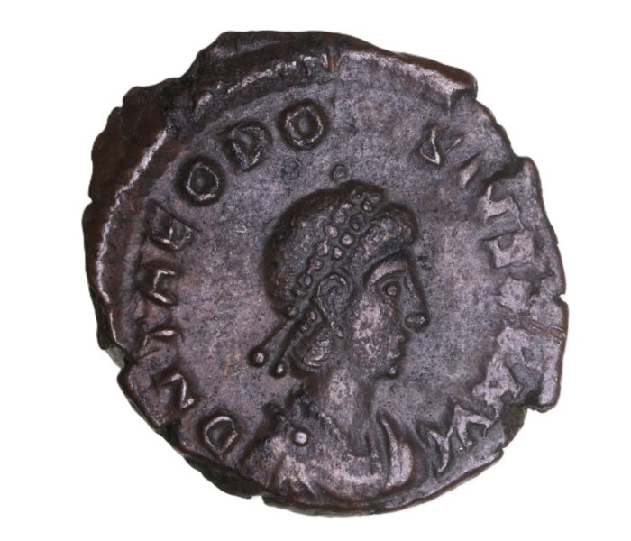 Theodosius I AD 379-395 Bronze Half Follis