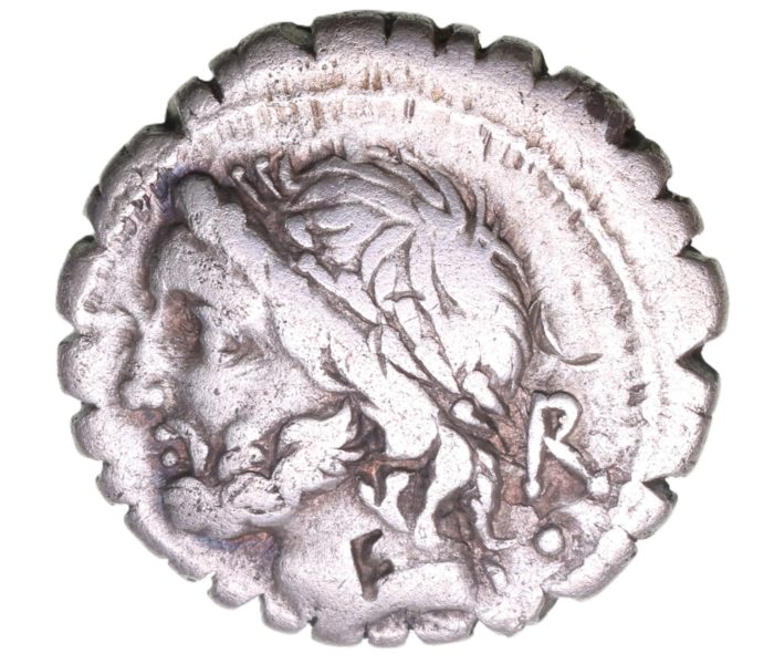 Roman Republic L. Cornelius Scipio 106 BC Silver Denarius