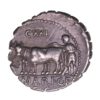 Roman Republic C. Marius Cf Capito 81 BC Silver Denarius - Image 2