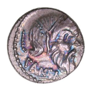 Roman Republic C. Vibius Cf Cn Pansa 48 BC Silver Denarius