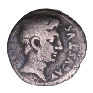 Augustus 27 BC - AD 14 Silver Denarius Rome