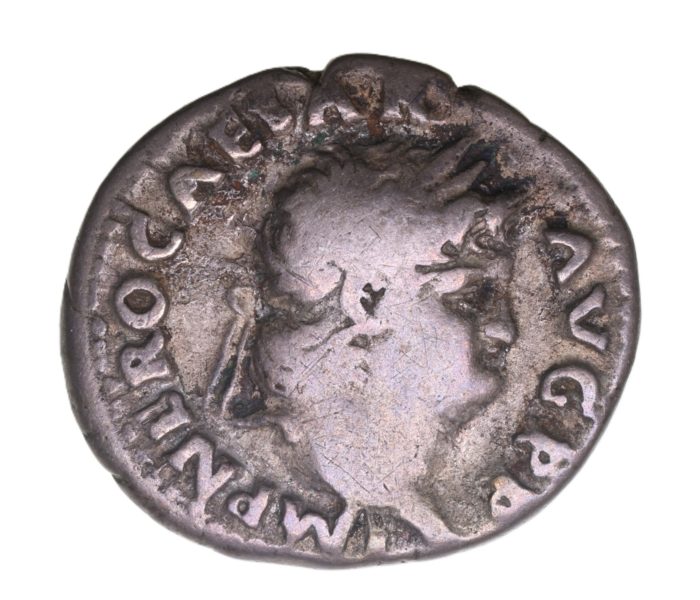 Nero AD 54 - 68 Silver Denarius Rome