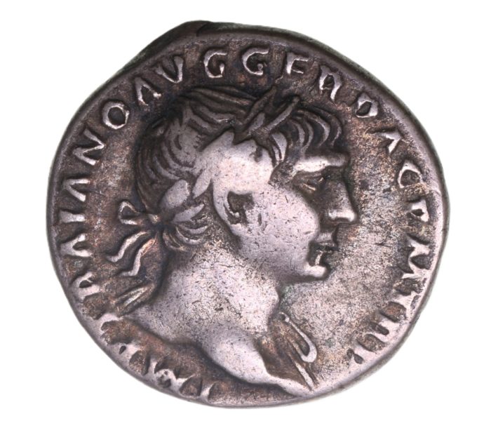 Trajan AD 98-117 Silver Denarius Rome