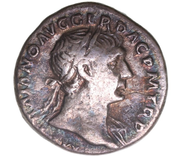 Trajan AD 98-117 Silver Denarius Rome