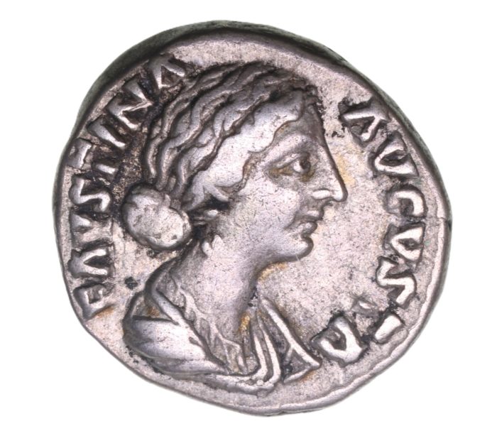 Faustina Senior wife of Antoninus Pius AD 138-161 Silver Denarius Rome