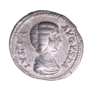 Julia Domna wife of Septimius Severus AD 193-211 Silver Denarius Rome