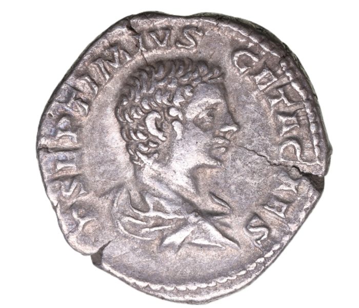 Geta as Caesar AD 209-211 Silver Denarius Rome