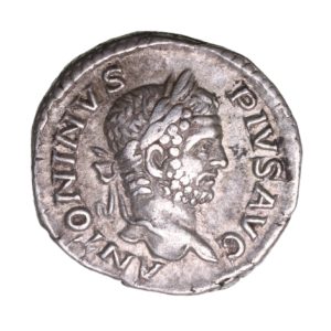 Caracalla as Caesar AD 198-217 Silver Denarius Rome