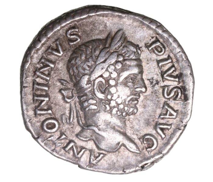 Caracalla as Caesar AD 198-217 Silver Denarius Rome