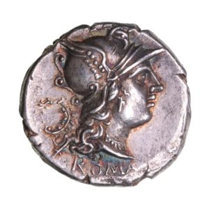Roman Republic C. Servilius M. f 136 BC Silver Denarius