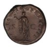 Trajan AD 98-117 Bronze Sestertius Rome *Wonderful portrait* - Image 2