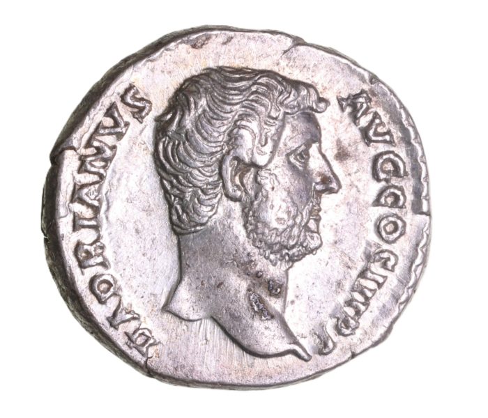 Hadrian AD 117-138 Silver Denarius Rome