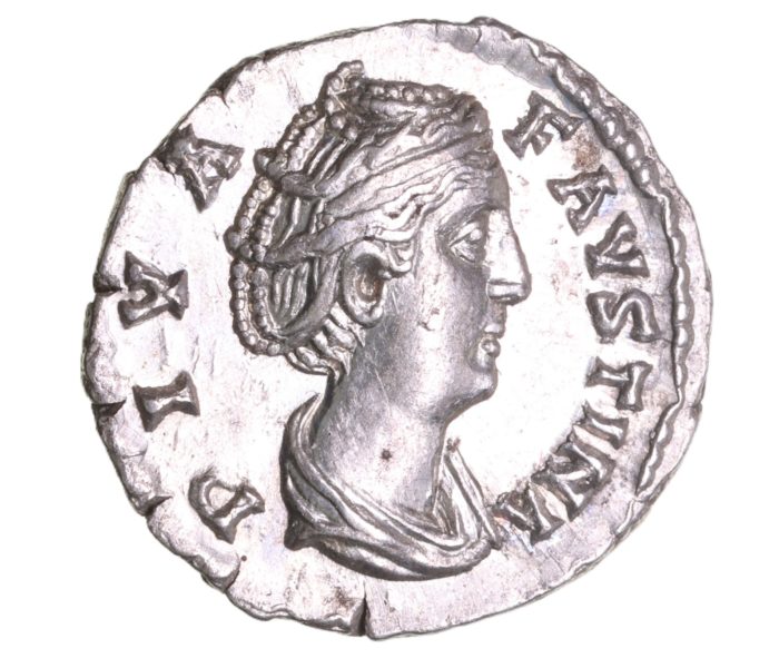Faustina Senior wife of Antoninus Pius AD 138-161 Silver Denarius Rome