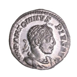 Elagabalus AD 218-222 Silver Denarius Rome