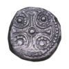 Anglo Saxon Secondary Phase AD 710-760 Silver Sceatta Celtic Cross type ex T Abramson collection - Image 2