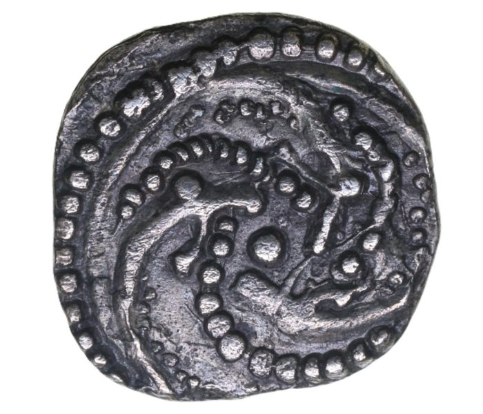 Anglo Saxon Secondary Phase AD 710-760 Silver Sceatta Series H type 48 'Hamwic'