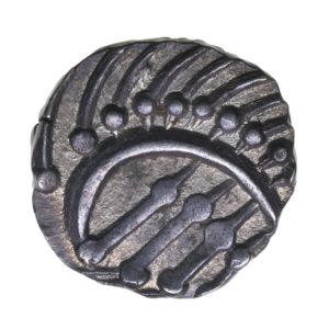 Anglo Saxon Continental Issues AD 695-740 Silver Sceatta Series E  Voided cross variant *Extremely Rare*