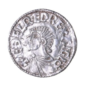 Aethelred II AD 978-1016 Silver Penny Bridport *Extremely Rare*