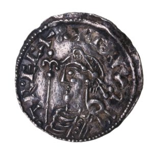 Cnut AD 1016-1035 Silver Penny Dorchester ex RCB and Bliss collections *Rare*