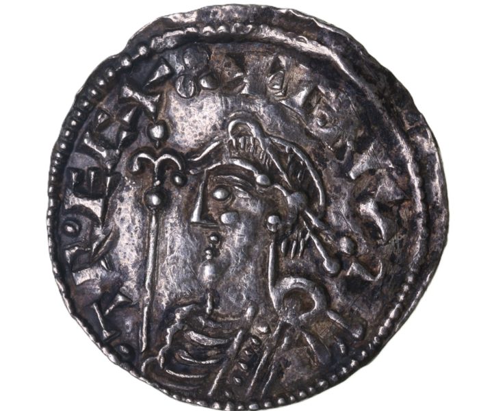 Cnut AD 1016-1035 Silver Penny Dorchester ex RCB and Bliss collections *Rare*