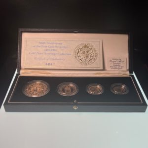 500th Anniversary of the First Gold Sovereign AD 1489-1989