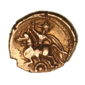 Catuvellauni Tasciovanos 25 BC - AD 10 Ricon Gold Stater *Rare*