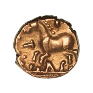 Catuvellauni Tasciovanos 25 BC - AD 10 Gold Quarter Stater