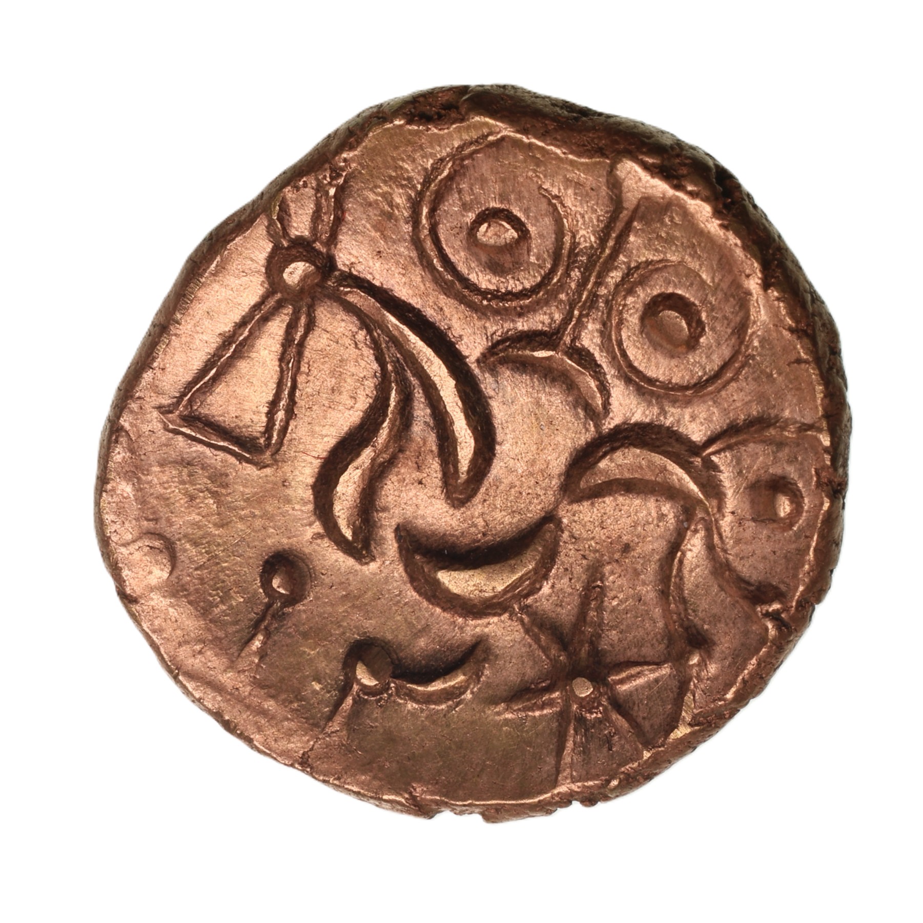 Corieltavi 1st Century BC Gold Stater South Ferriby type *Exceptional example*