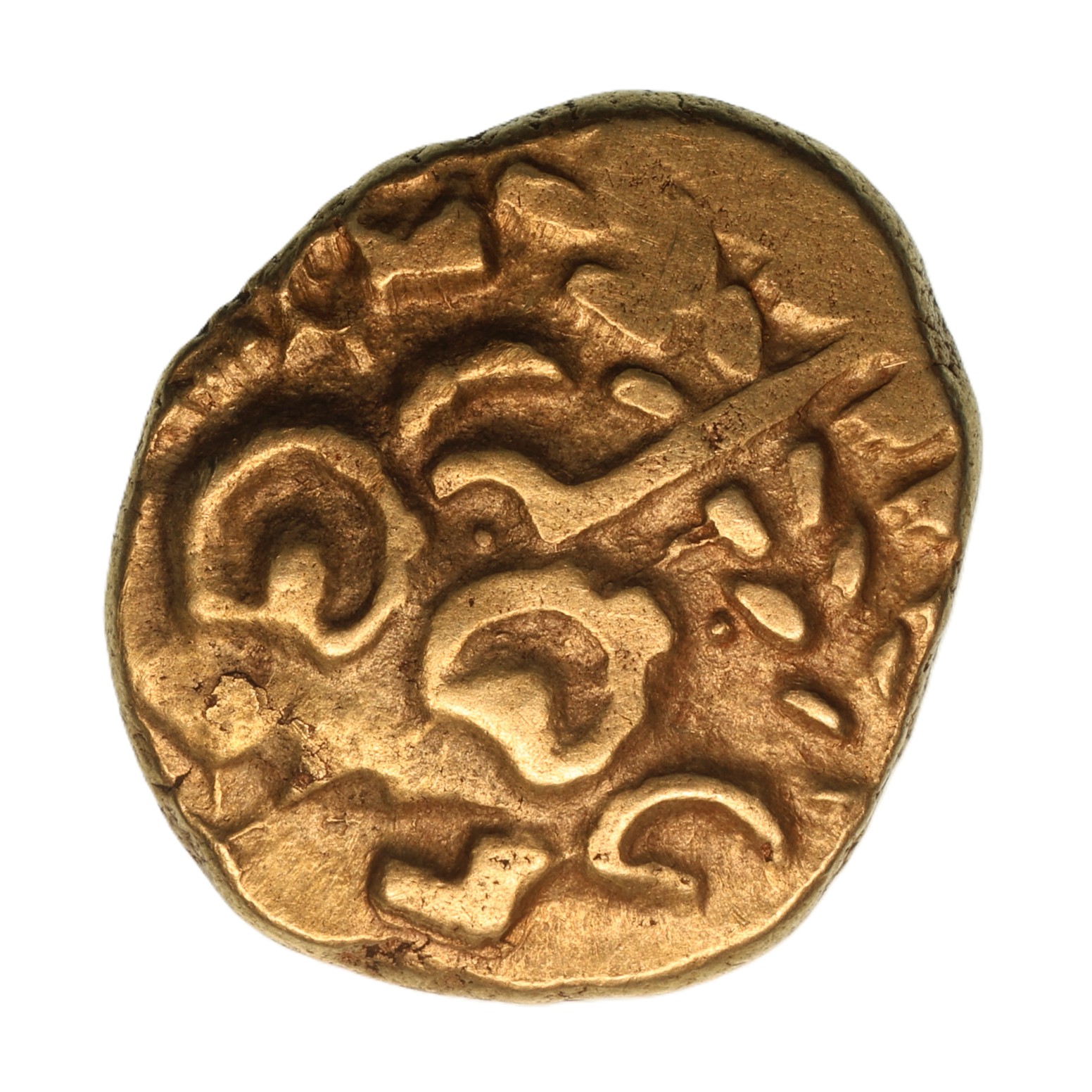 Iceni 1st Century BC Gold Stater Norfolk Wolf - Image 2