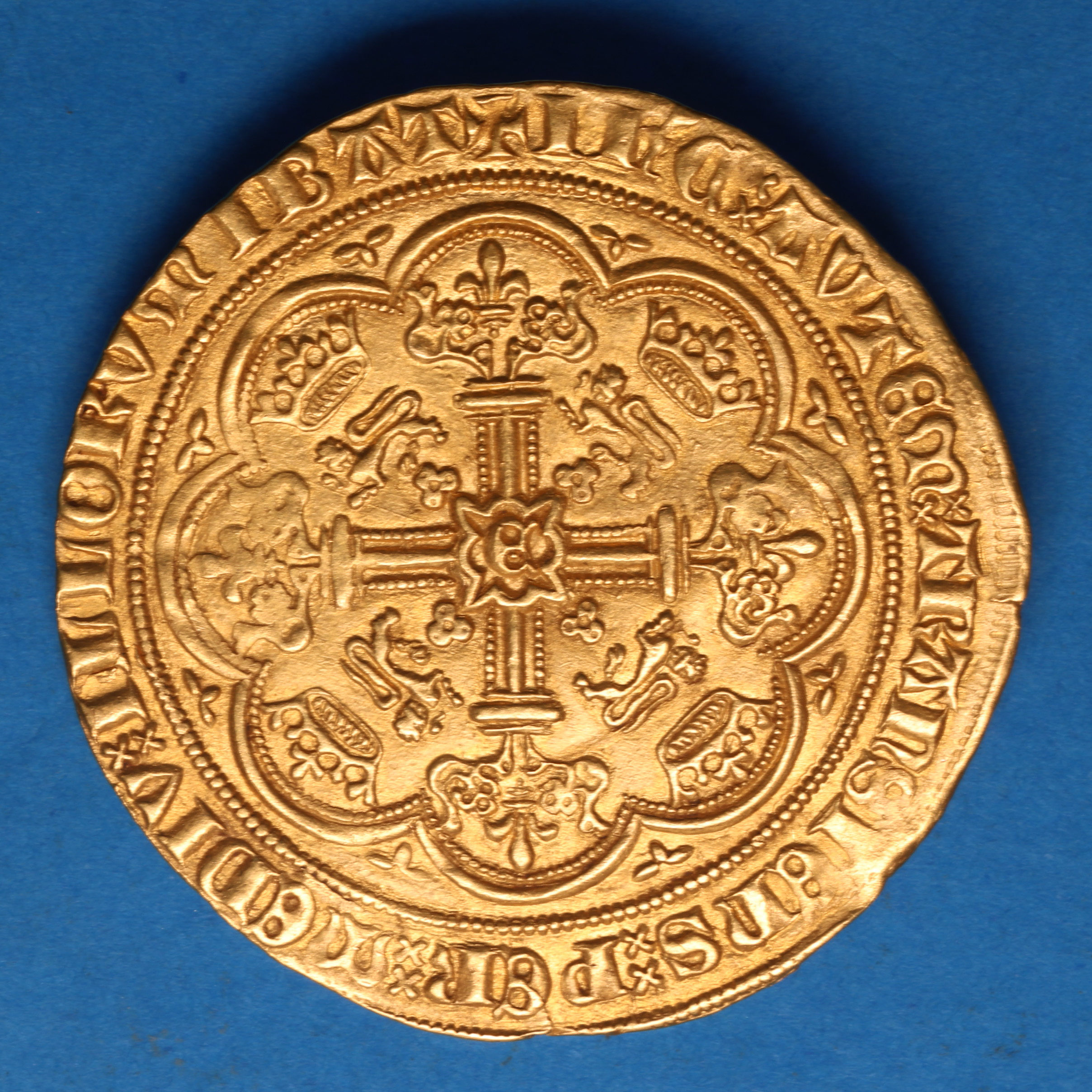 Edward III AD 1327-1377 Gold Noble Treaty Period AD 1361-9 - Image 4