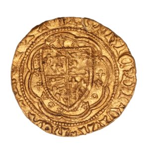 Henry IV AD 1399-1413 Gold Quarter Noble *Rare*