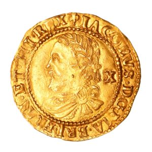 James I AD 1603-1625 Gold Half Laurel