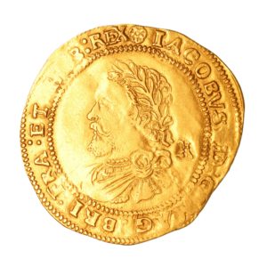 James I AD 1603-1625 Gold Half Laurel