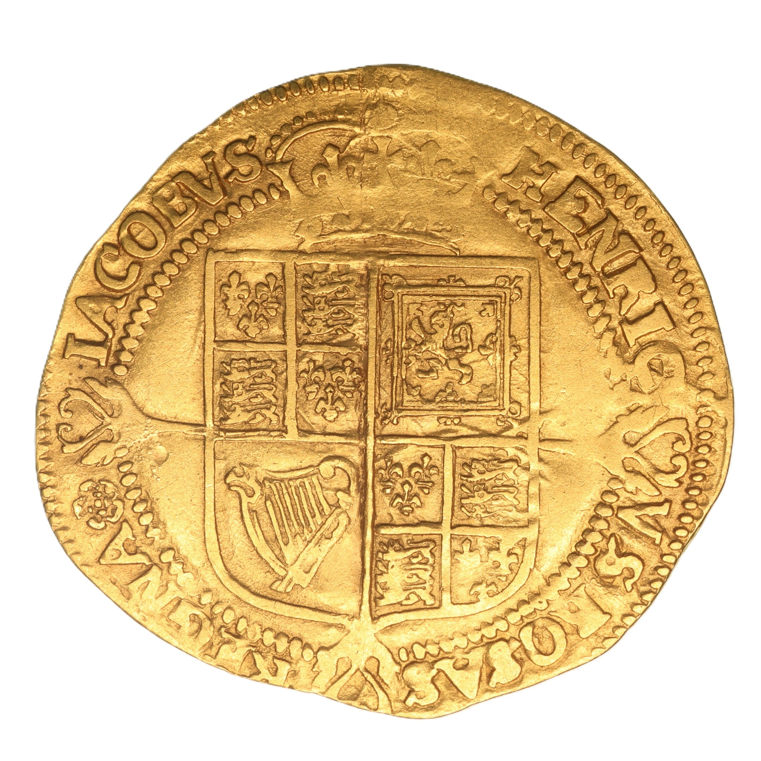 James I AD 1603-1625 Gold Half Laurel - Image 2