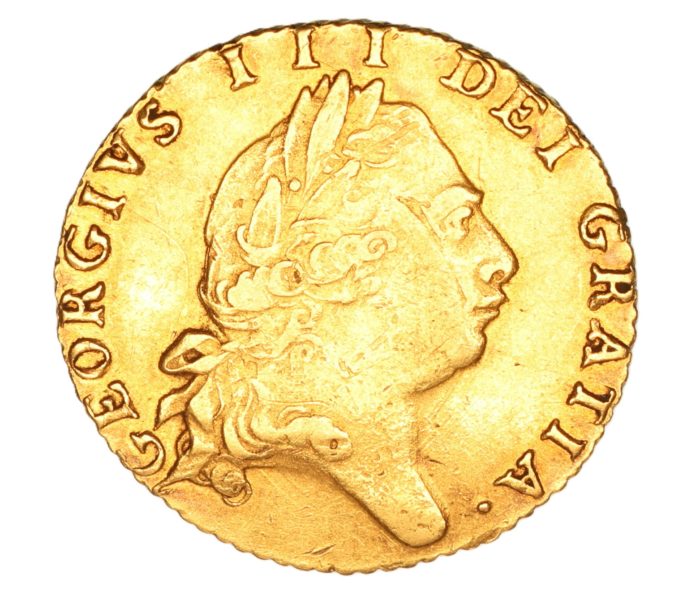 George III AD 1760-1820 Gold Half Guinea AD 1798